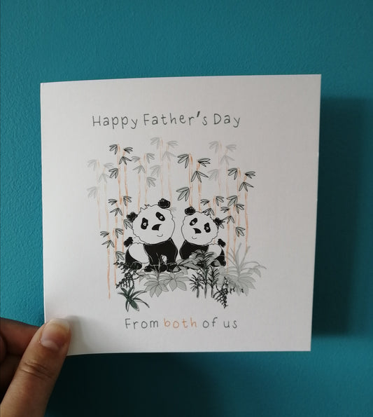 Happy Father's Day from us both Card image 1