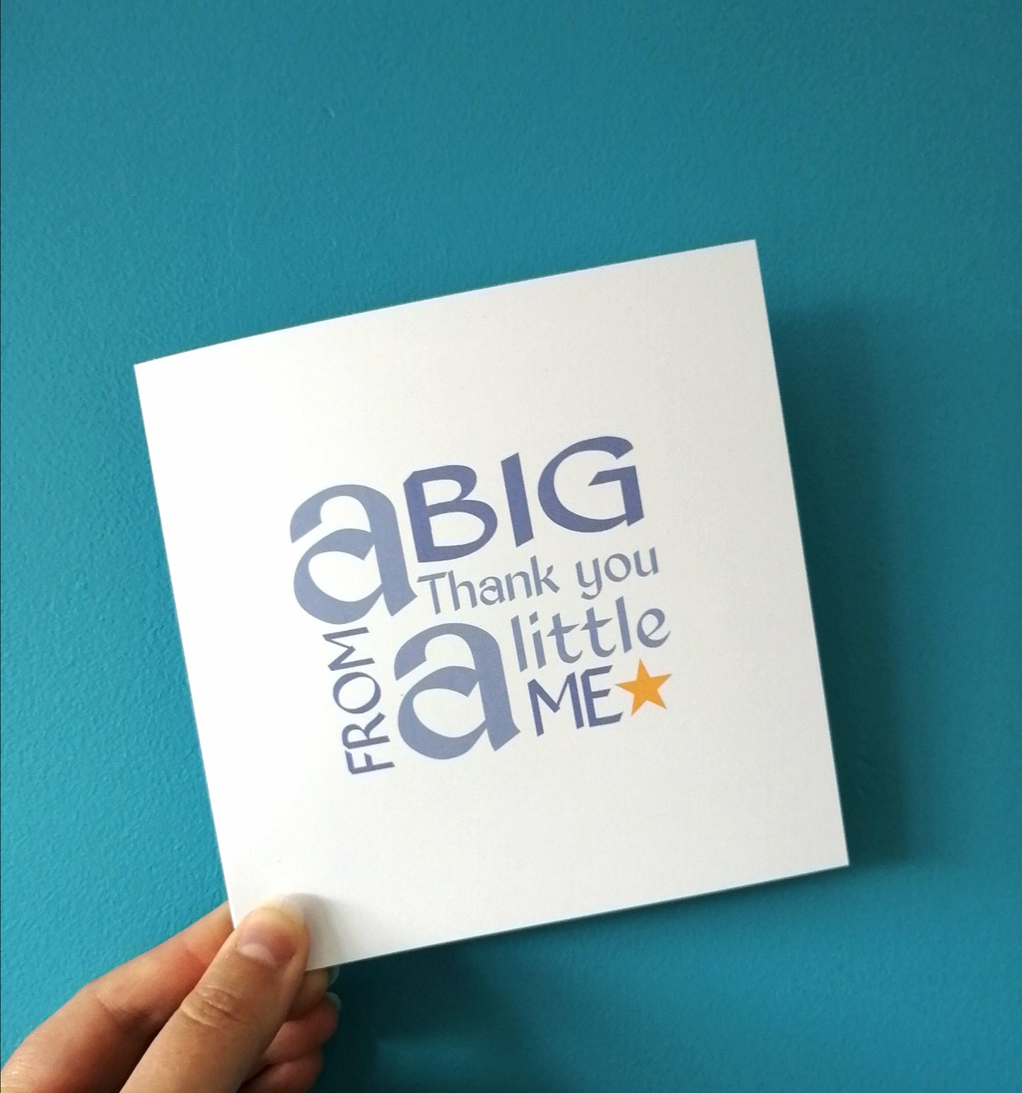 A Big Thank you from Me Card image 0