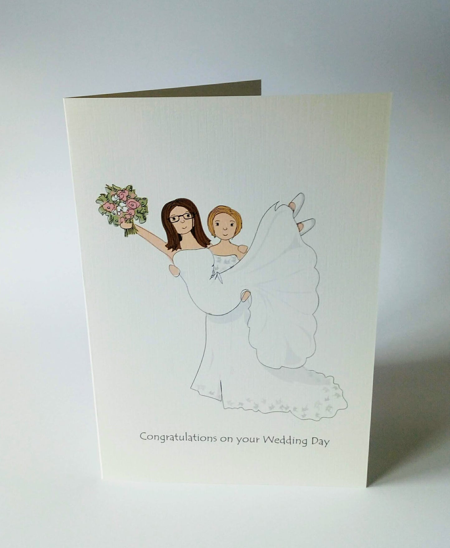 Mrs & Mrs Wedding Card or Print image 0