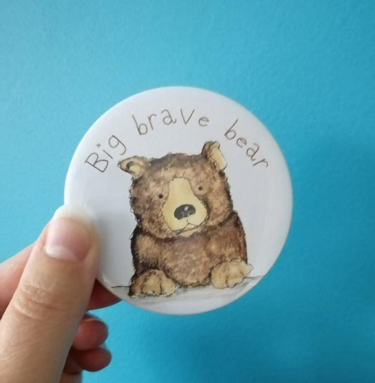 Big Brave Bear Badge image 1
