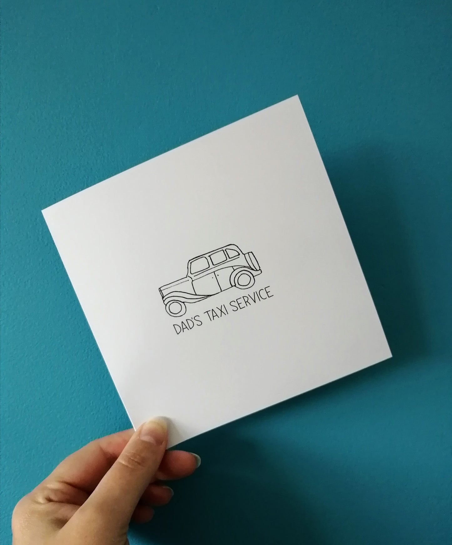 Dad's Taxi Service! Card image 1