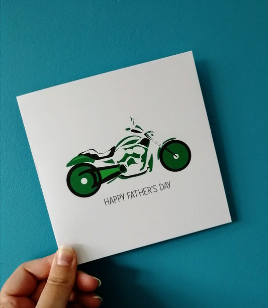 Motorbike Father's Day Card image 1