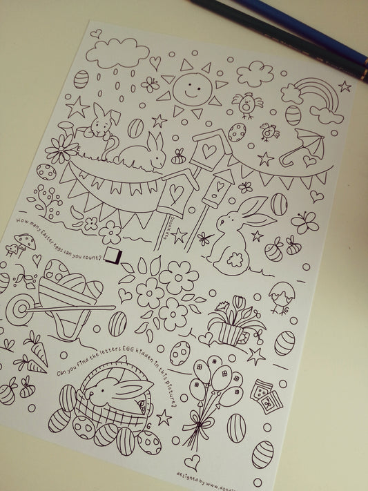 Easter Colouring Sheet image 1