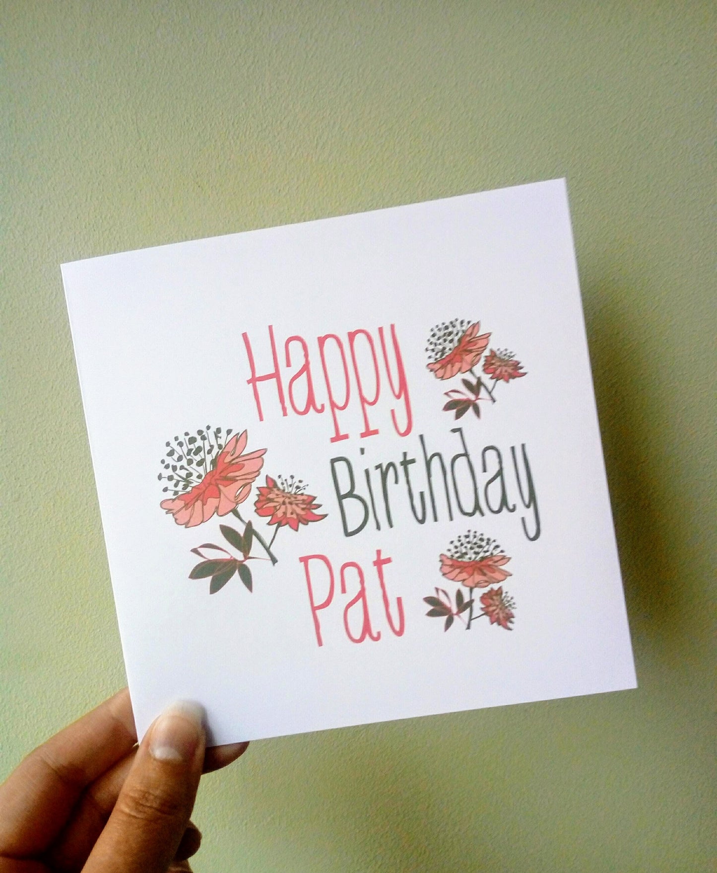 Astrantia Birthday Card image 3