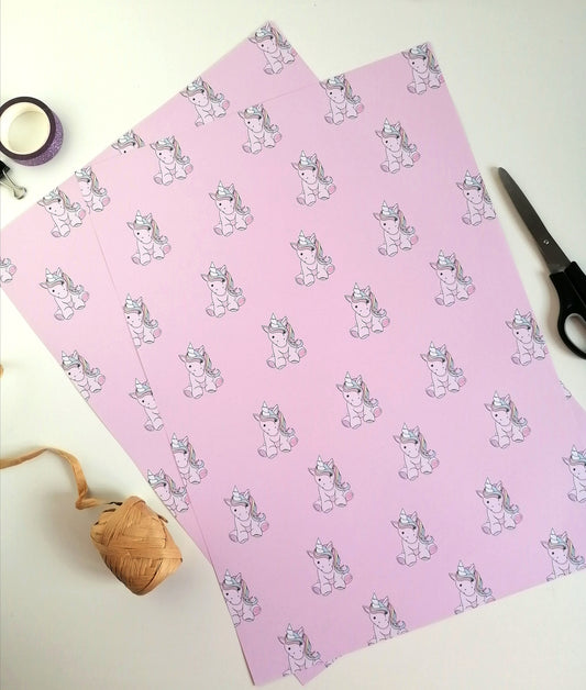 Unicorn Gift Wrap image 1
