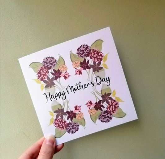 Mother's Day Floral Bouquet Card image 1