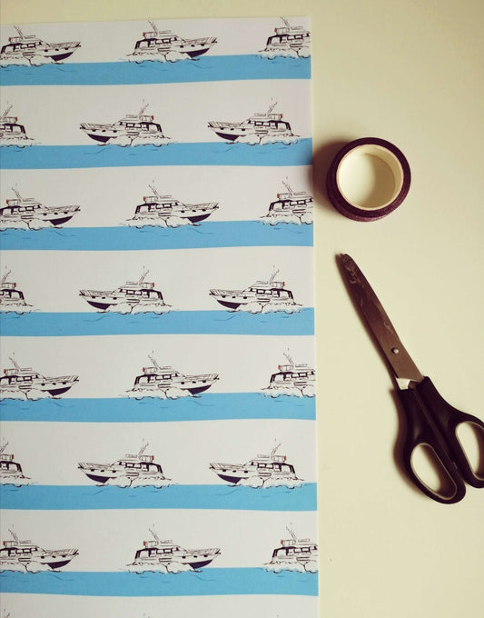 Boat Gift Wrap image 1