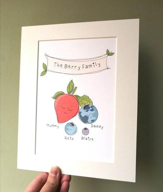 Berry Family Print image 1