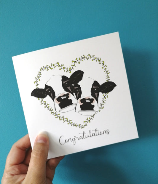 Cow Congratulations Card image 1