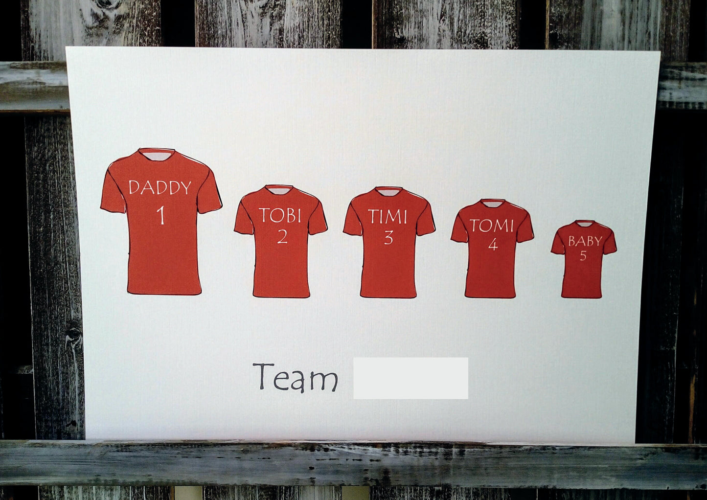 Football Family Card & Print image 0