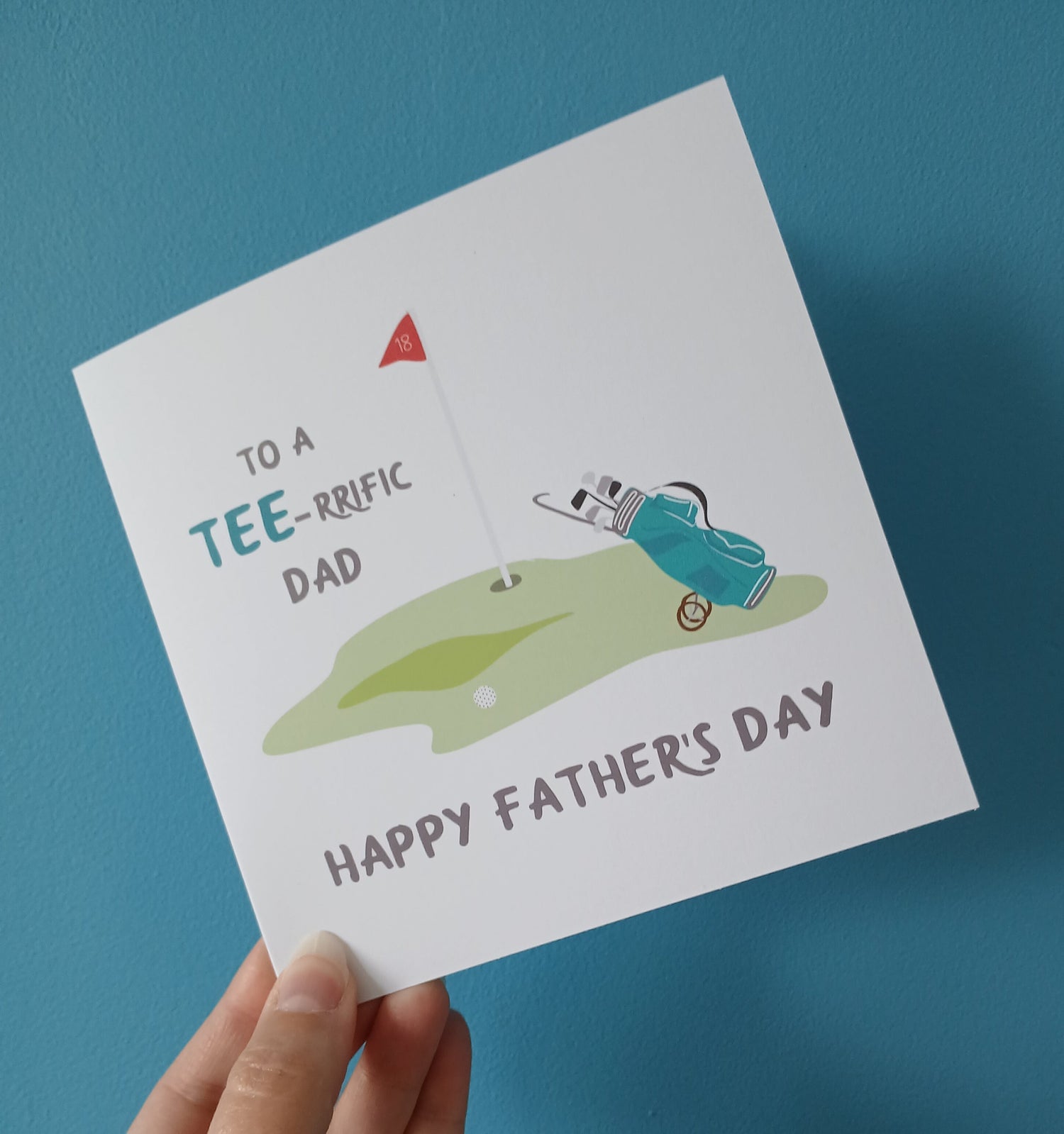 Golf Father's Day card by Doodle Keg