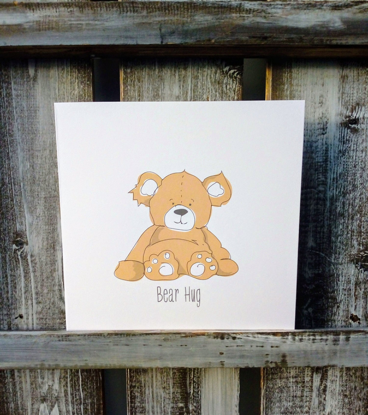 Bear Hug Card by Doodle Keg