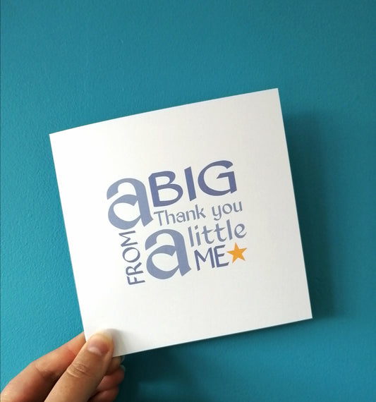 A Big Thank you from Me Card image 0