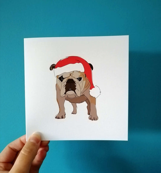 Bulldog Christmas Card image 0