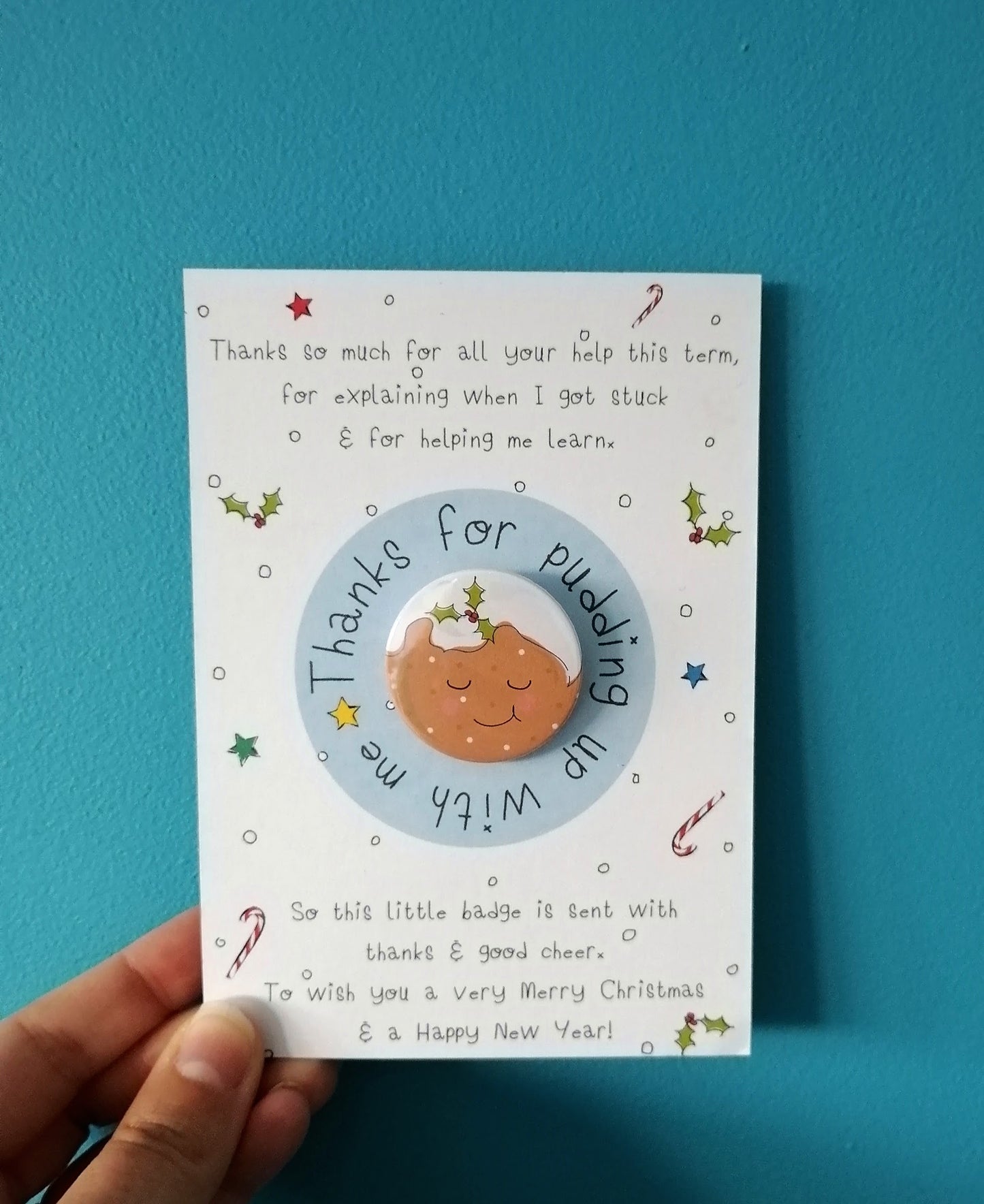 Teacher Christmas Thank you Badge Set image 2