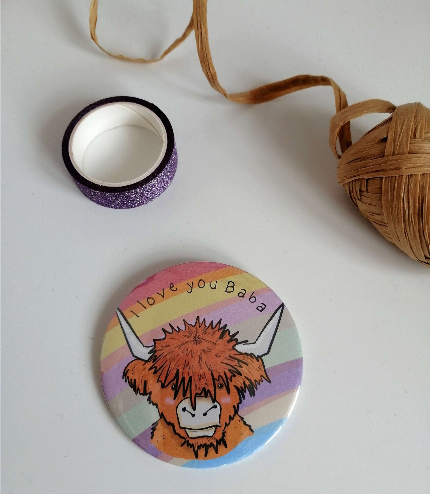 Highland Cow Badge image 1