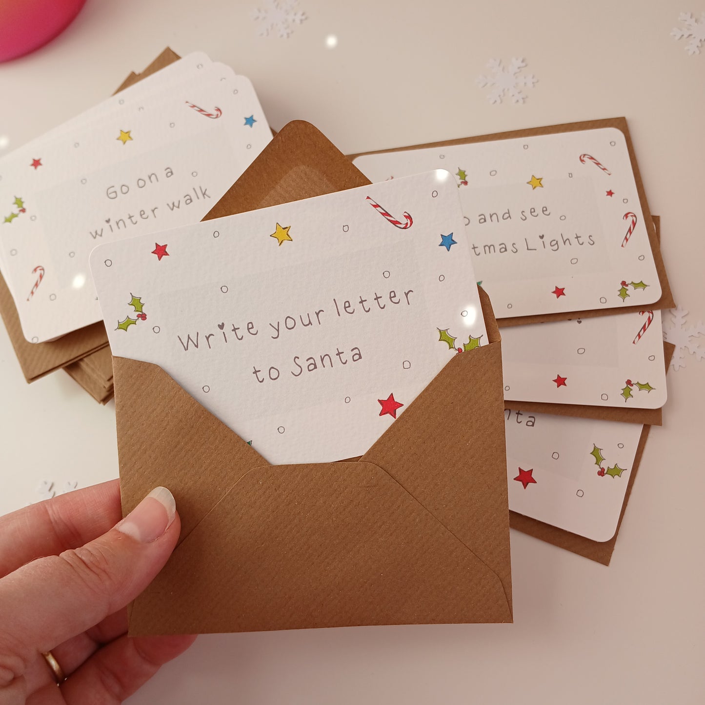 24 Christmas Advent Envelopes image 5