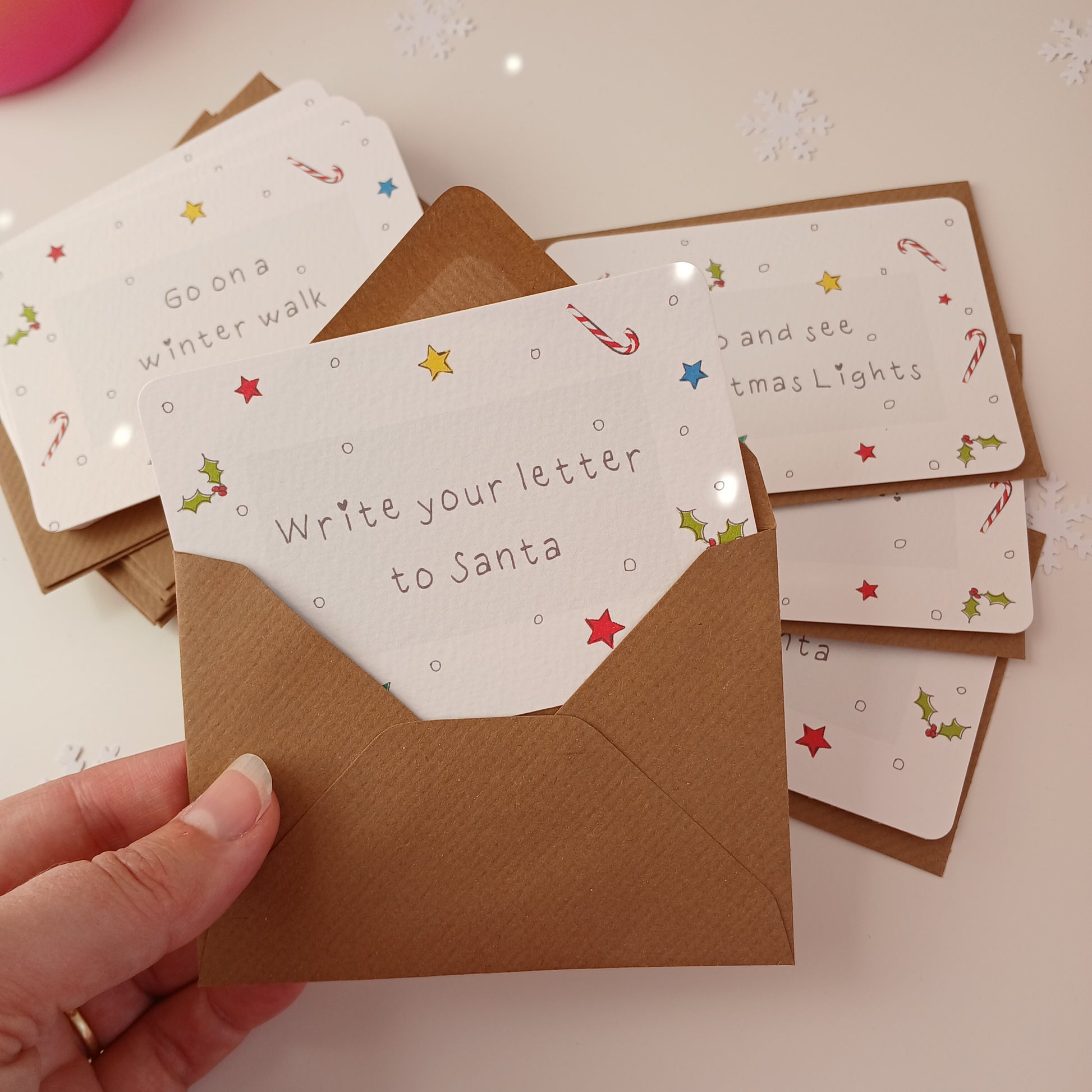 24 Christmas Advent Envelopes image 5