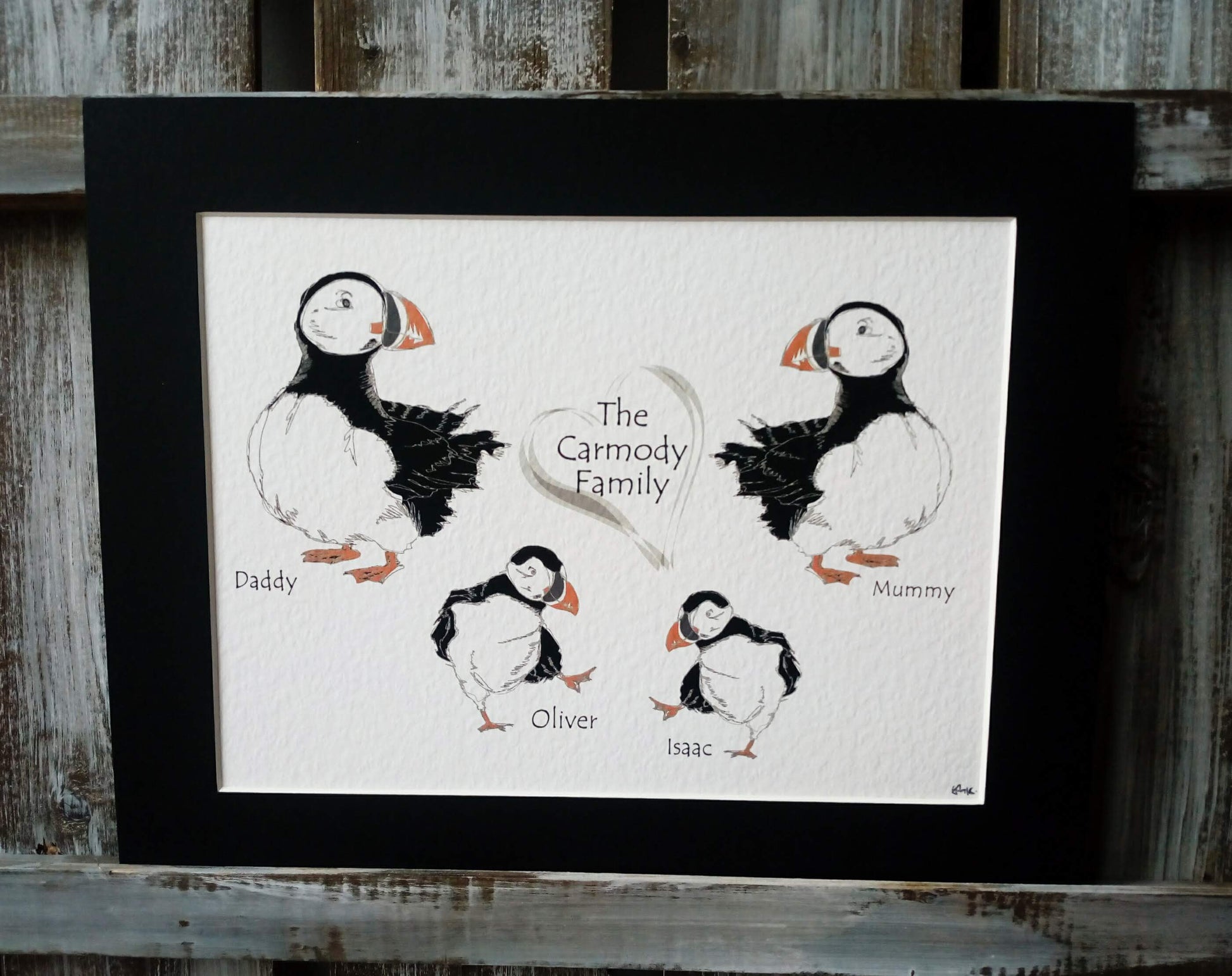 Puffin Family Print image 0