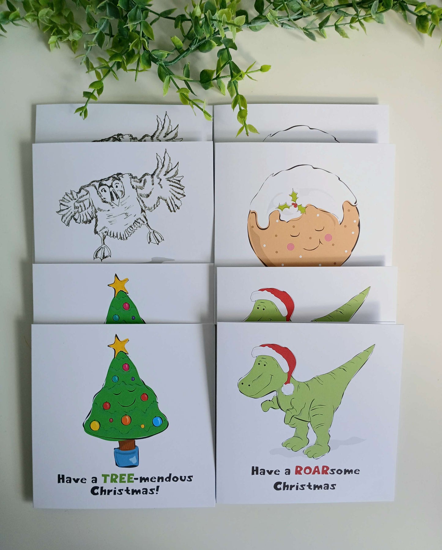Funny Festive Christmas Card Pack - Pack of 8 (4 designs) image 6