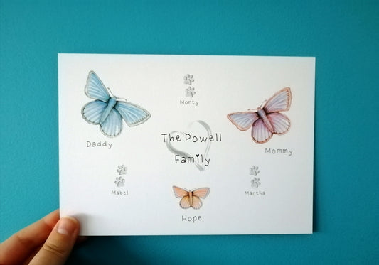 Butterfly Family Print image 0