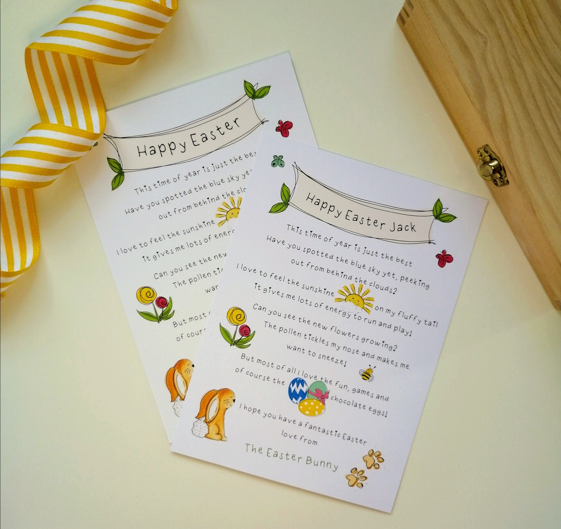 Letter from the Easter Bunny image 0