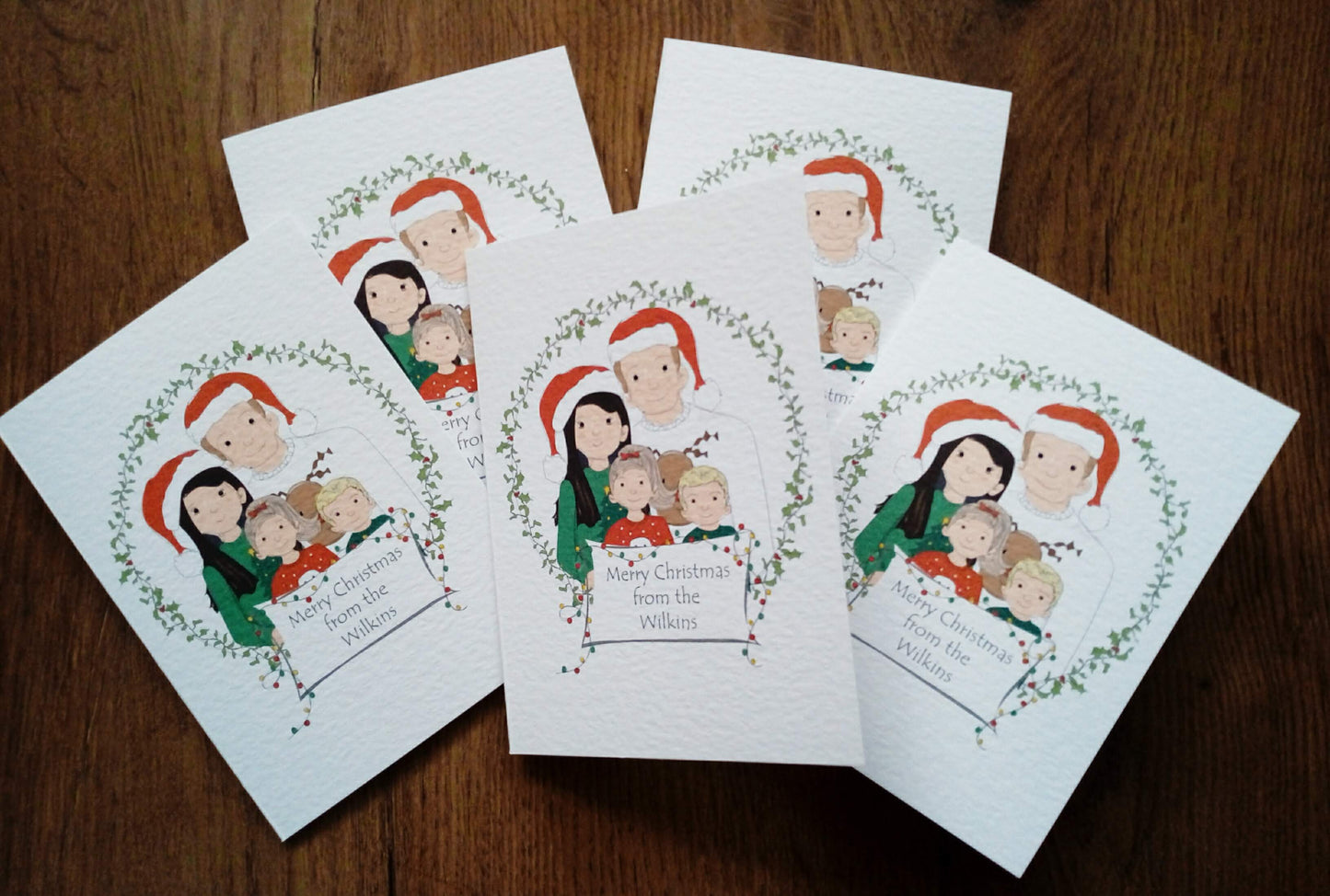 Christmas Family Print & Cards image 1