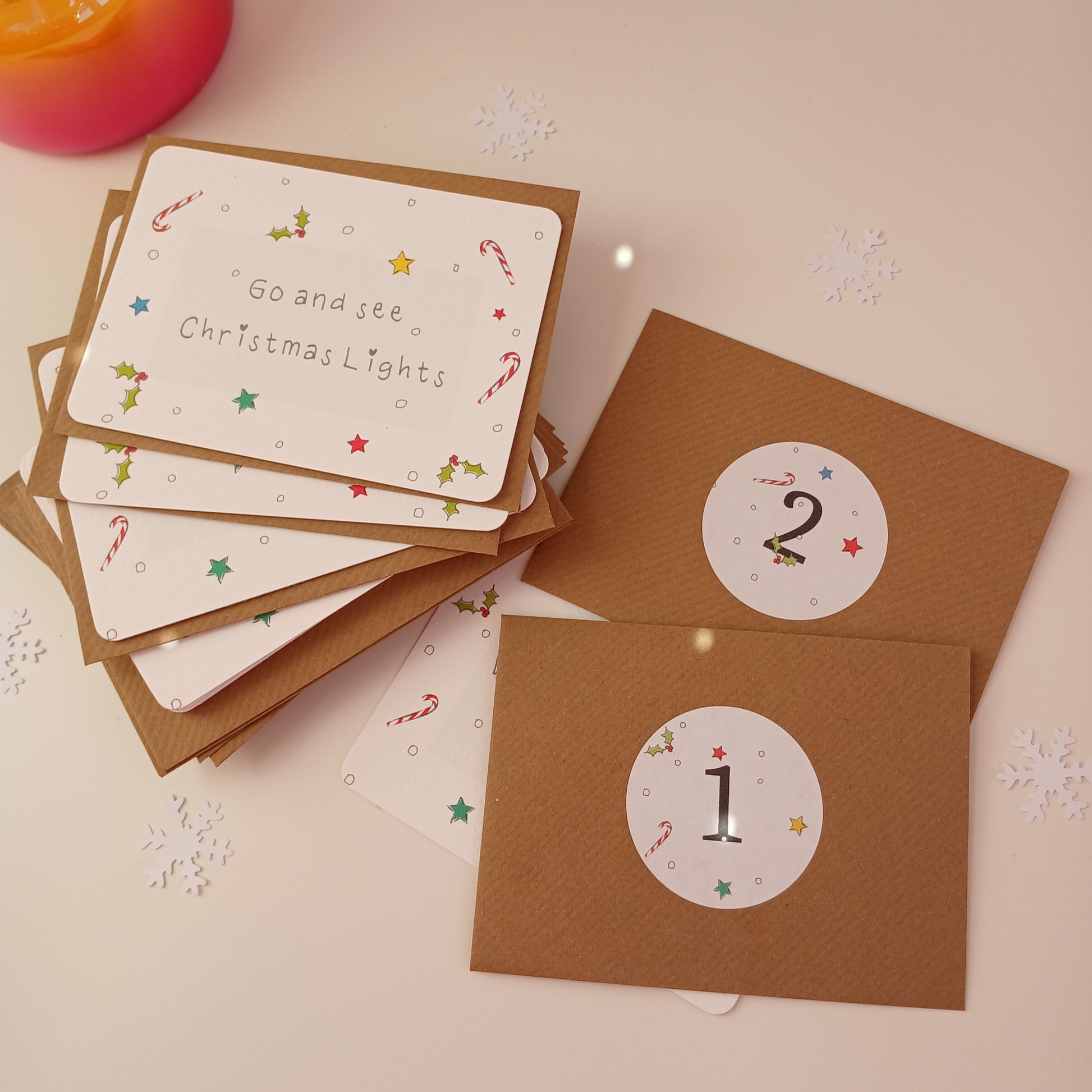 24 Christmas Advent Envelopes image 2