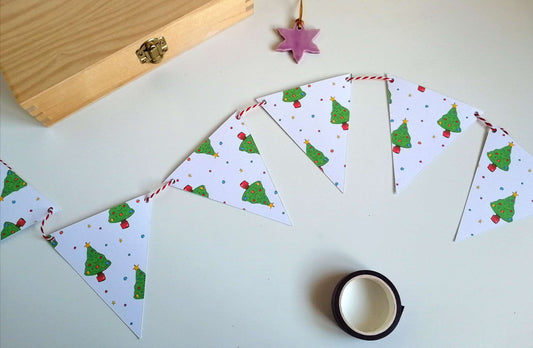 Christmas Tree Bunting image 1