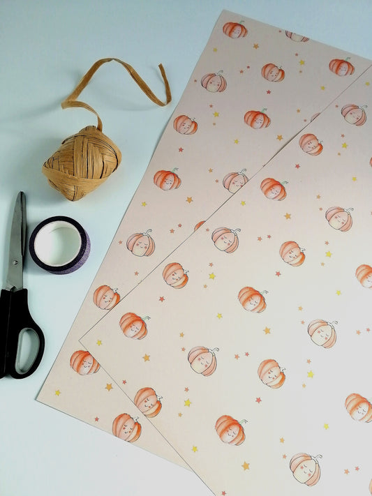 Little Pumpkin Gift Wrap image 0