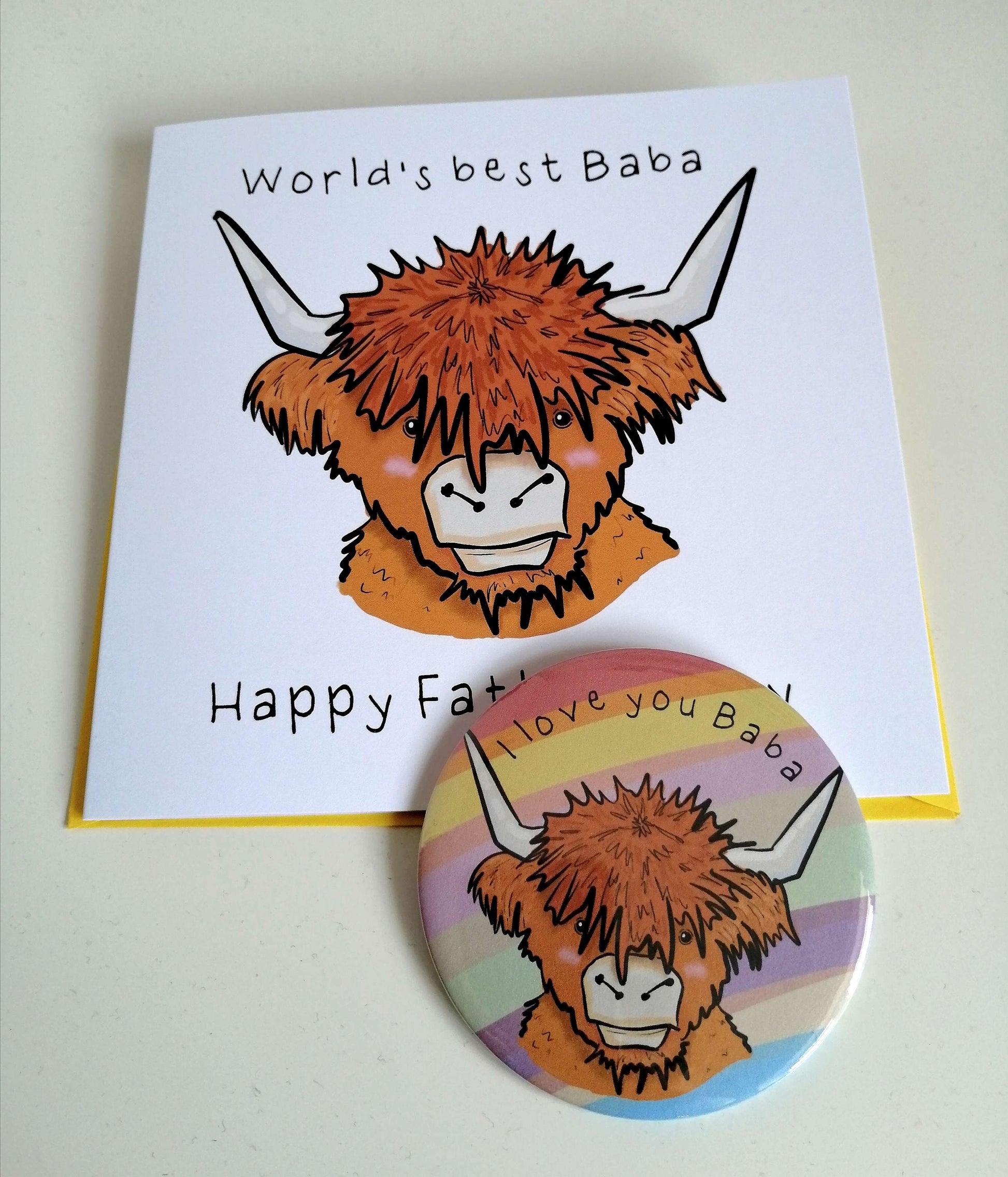 Highland Cow Card image 2