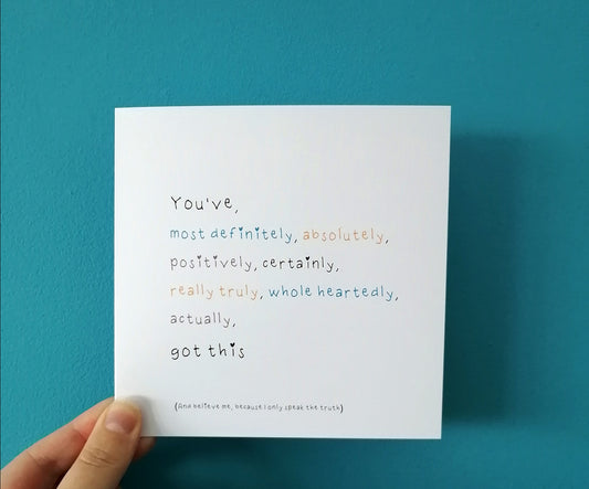 You've got this Card image 0