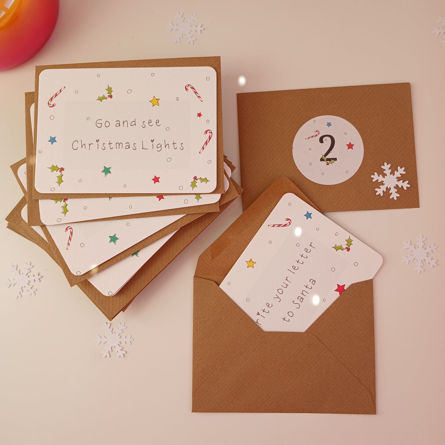 24 Christmas Advent Envelopes image 8