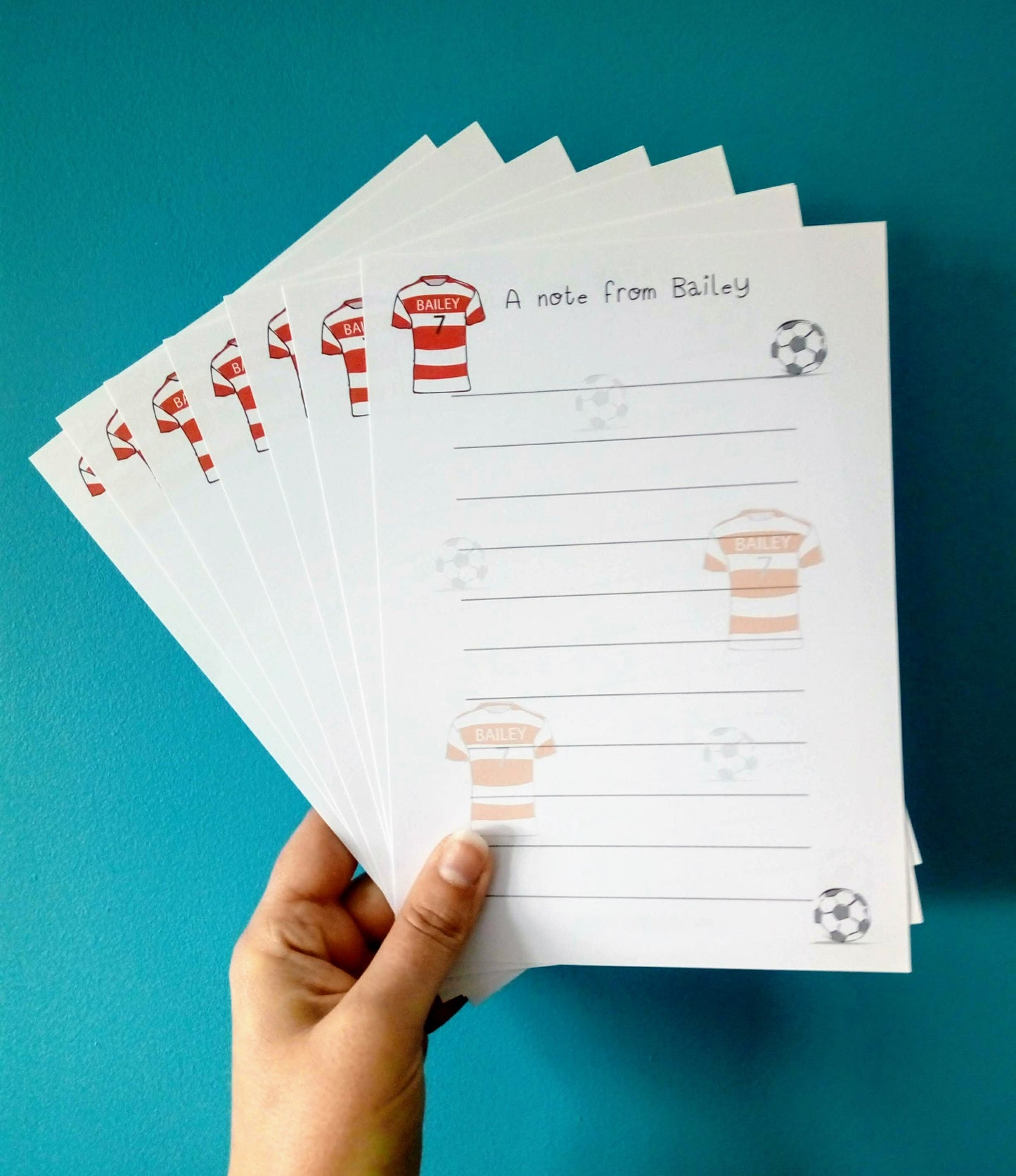 Football Writing Paper image 1