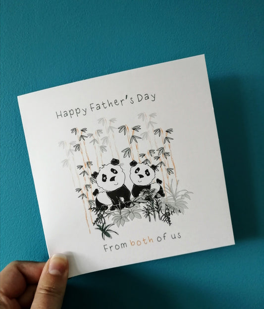 Happy Father's Day from us both Card image 0