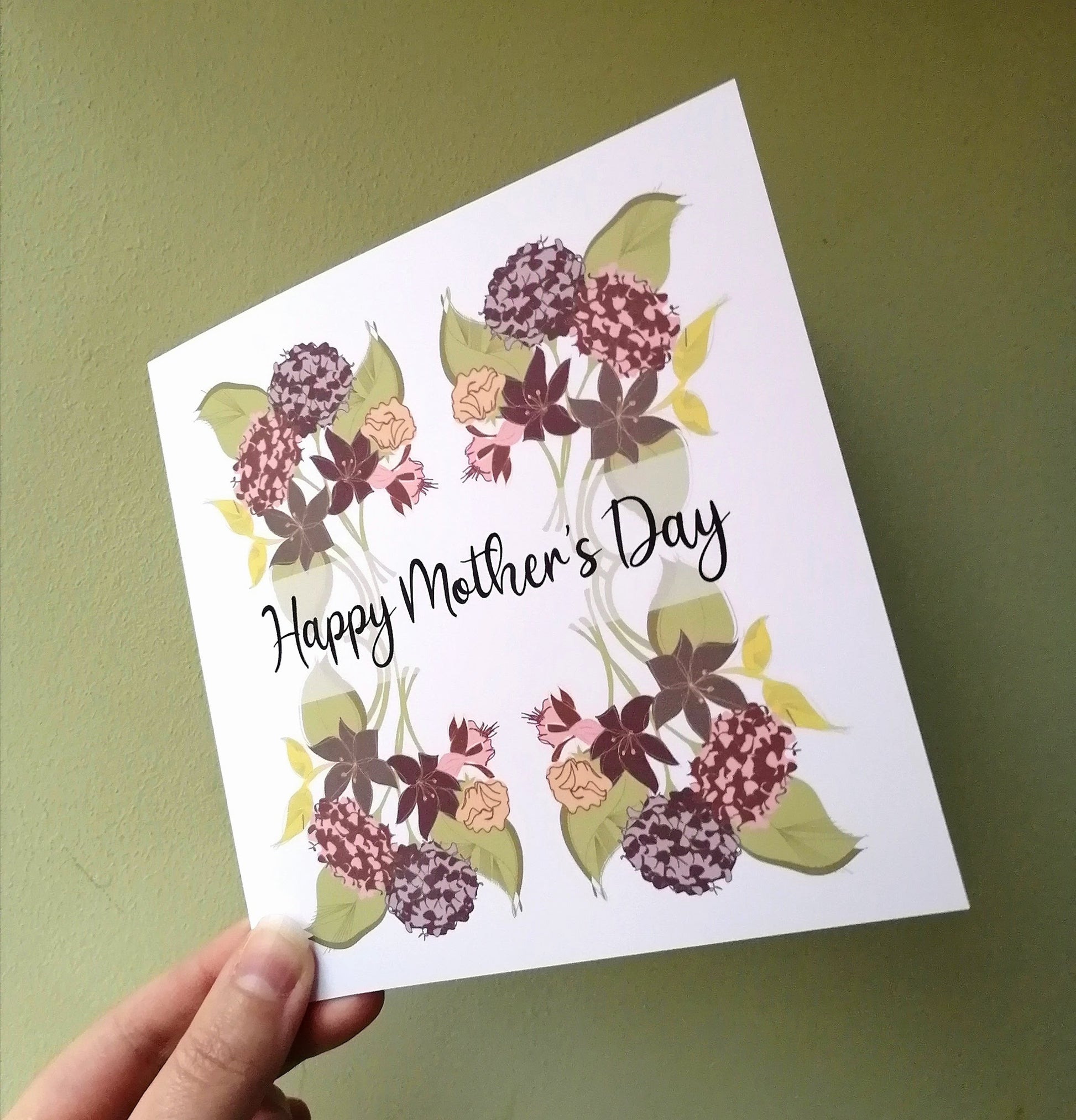 Mother's Day Floral Bouquet Card image 2