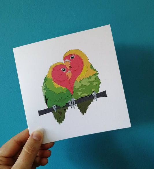 Love Birds Card or Print image 0
