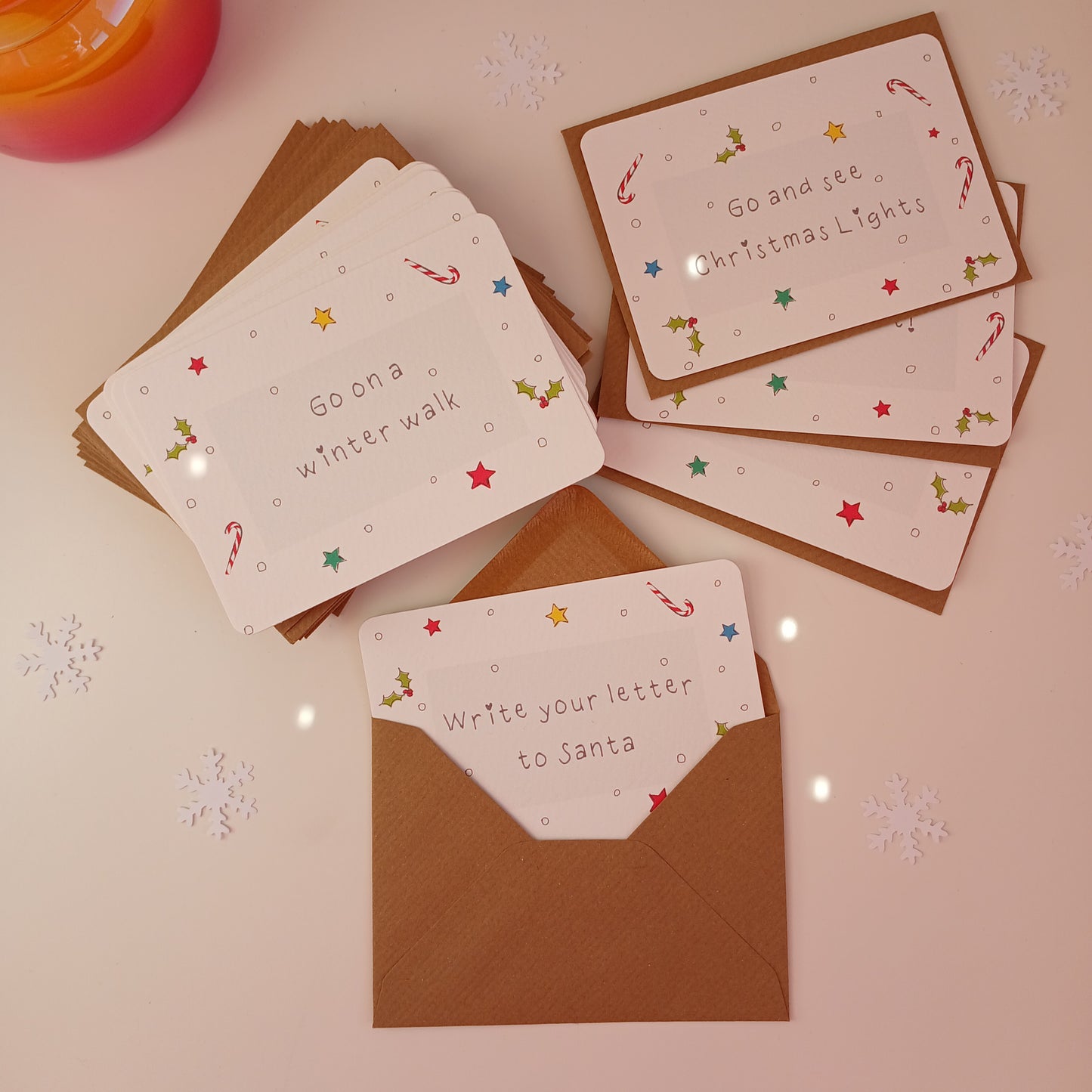 24 Christmas Advent Envelopes image 9