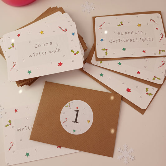 24 Christmas Advent Envelopes image 1