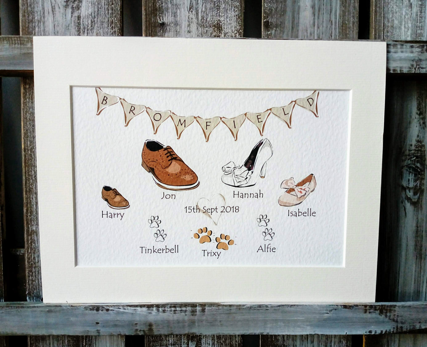 Wellies & Shoes Custom Print image 3