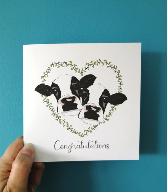 Cow Congratulations Card image 0