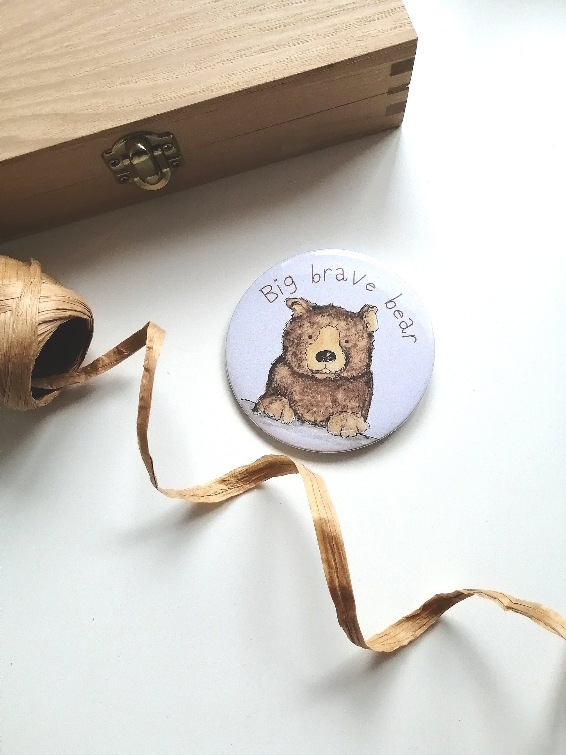 Big Brave Bear Badge image 2