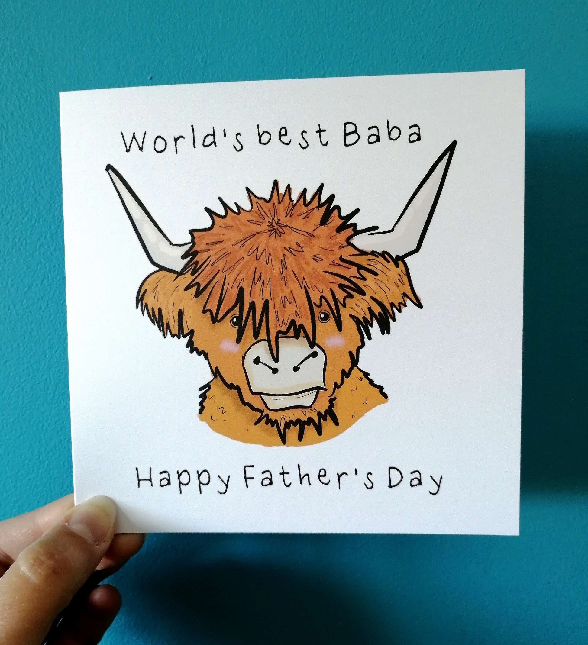 Highland Cow Card image 3