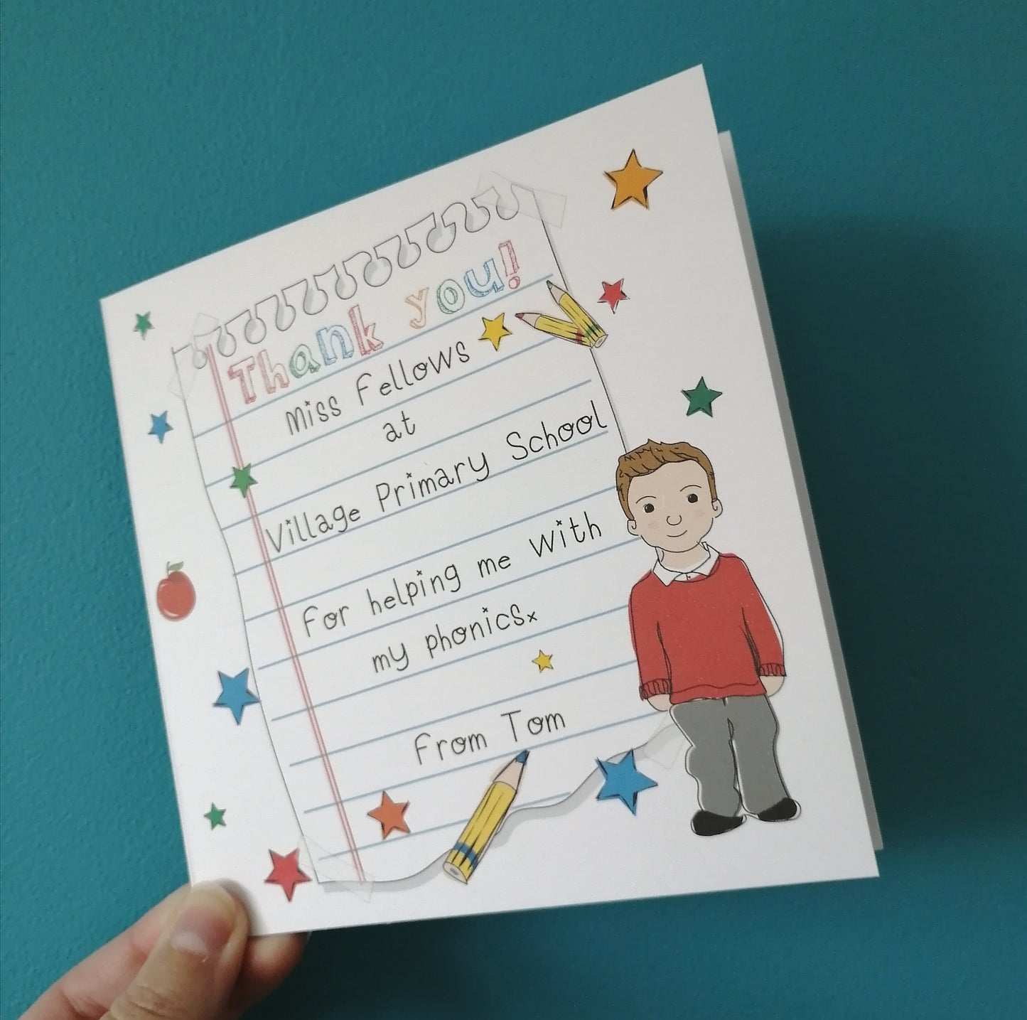 Thank you Teacher Card image 9