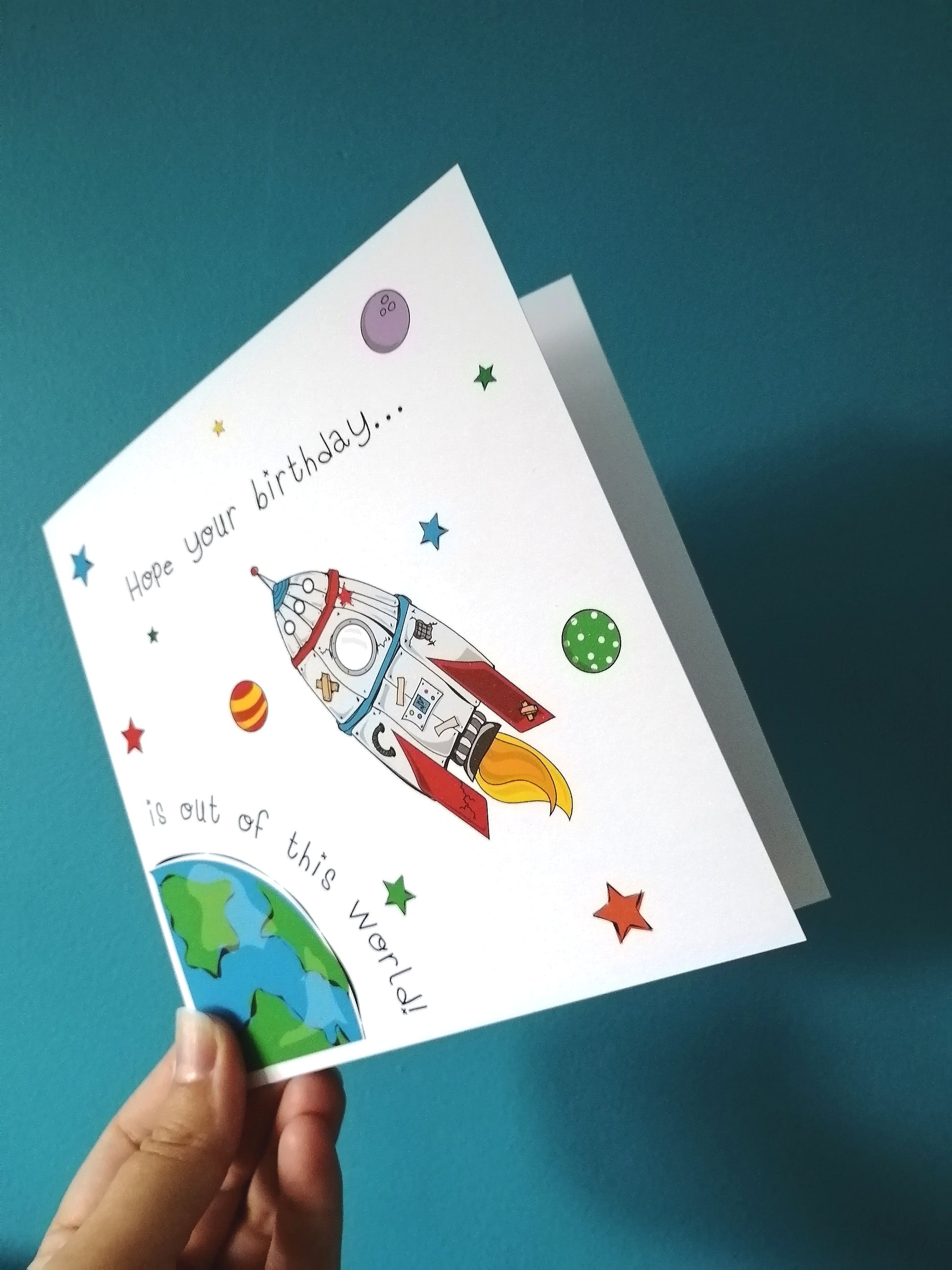 Out of this World Birthday Card image 1