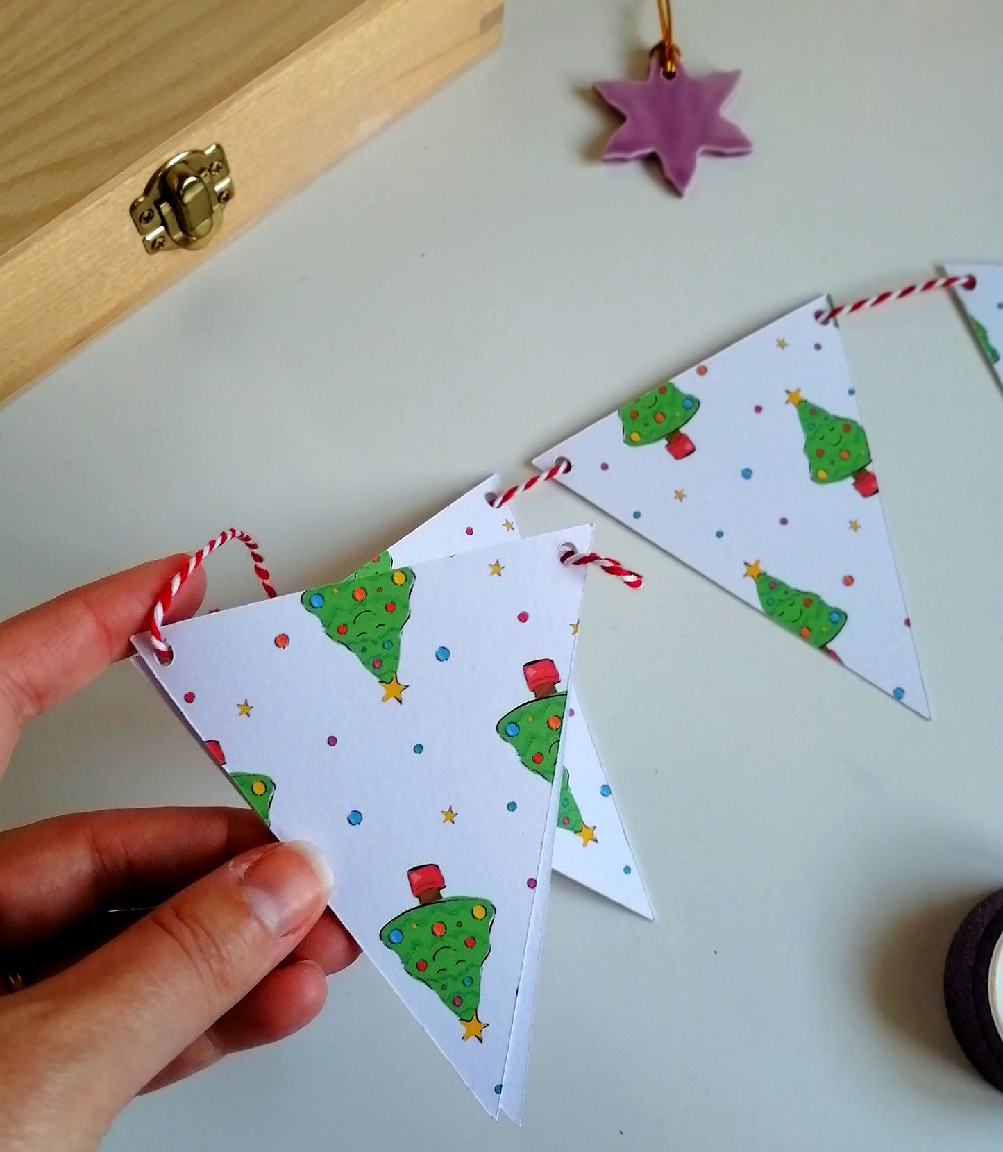 Christmas Tree Bunting image 2