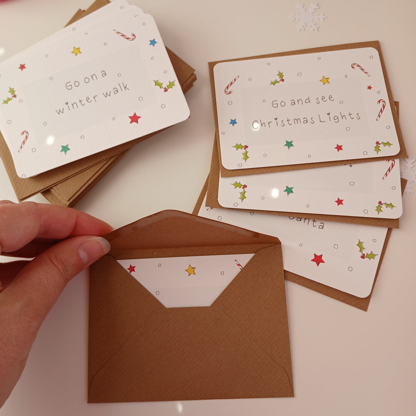 24 Christmas Advent Envelopes image 4