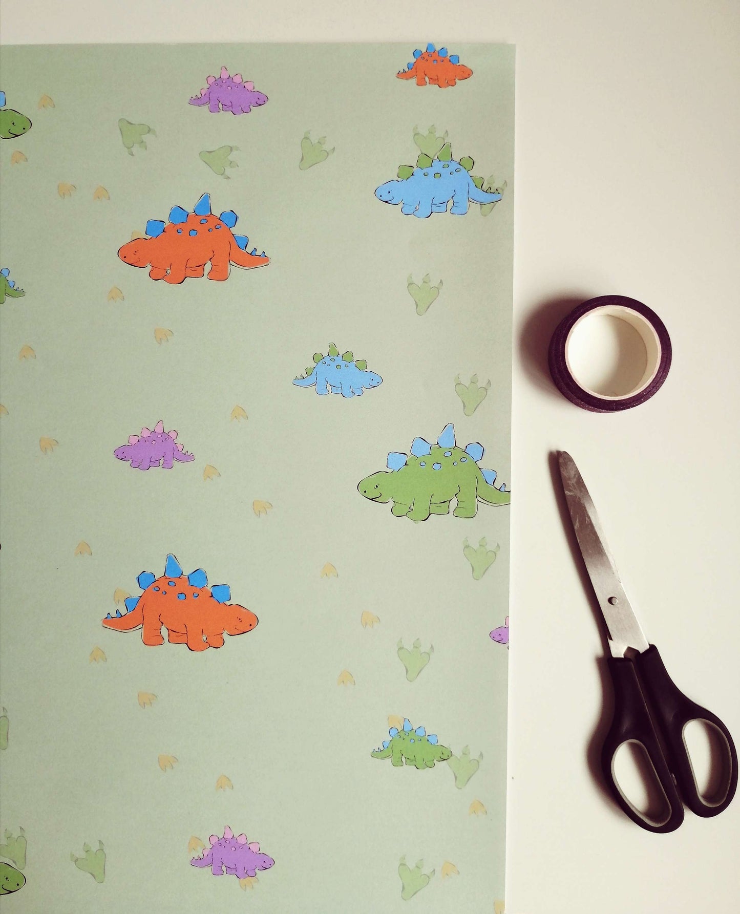 Dinosaur Gift Wrap image 1