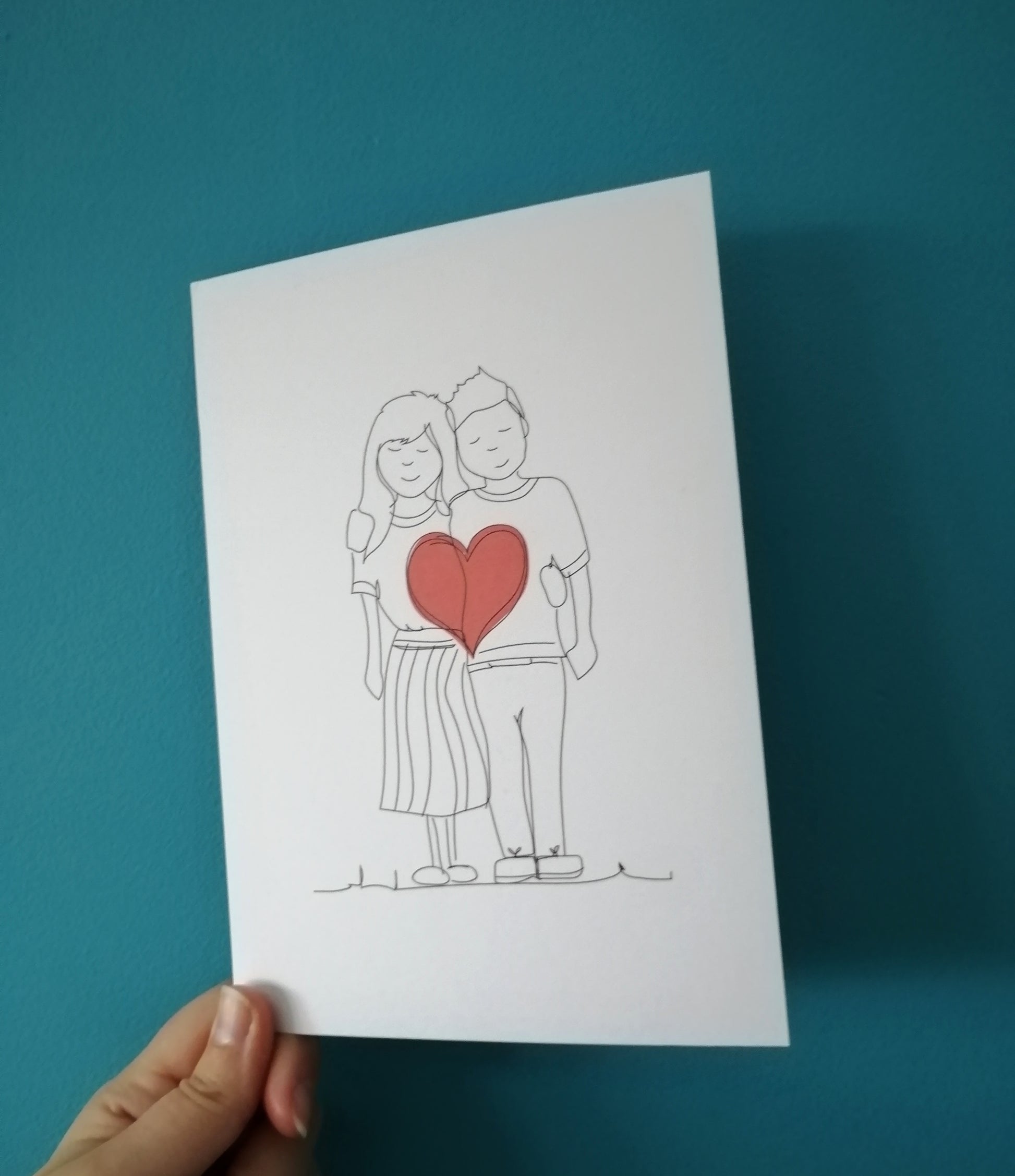 Couple Line Illustration image 2