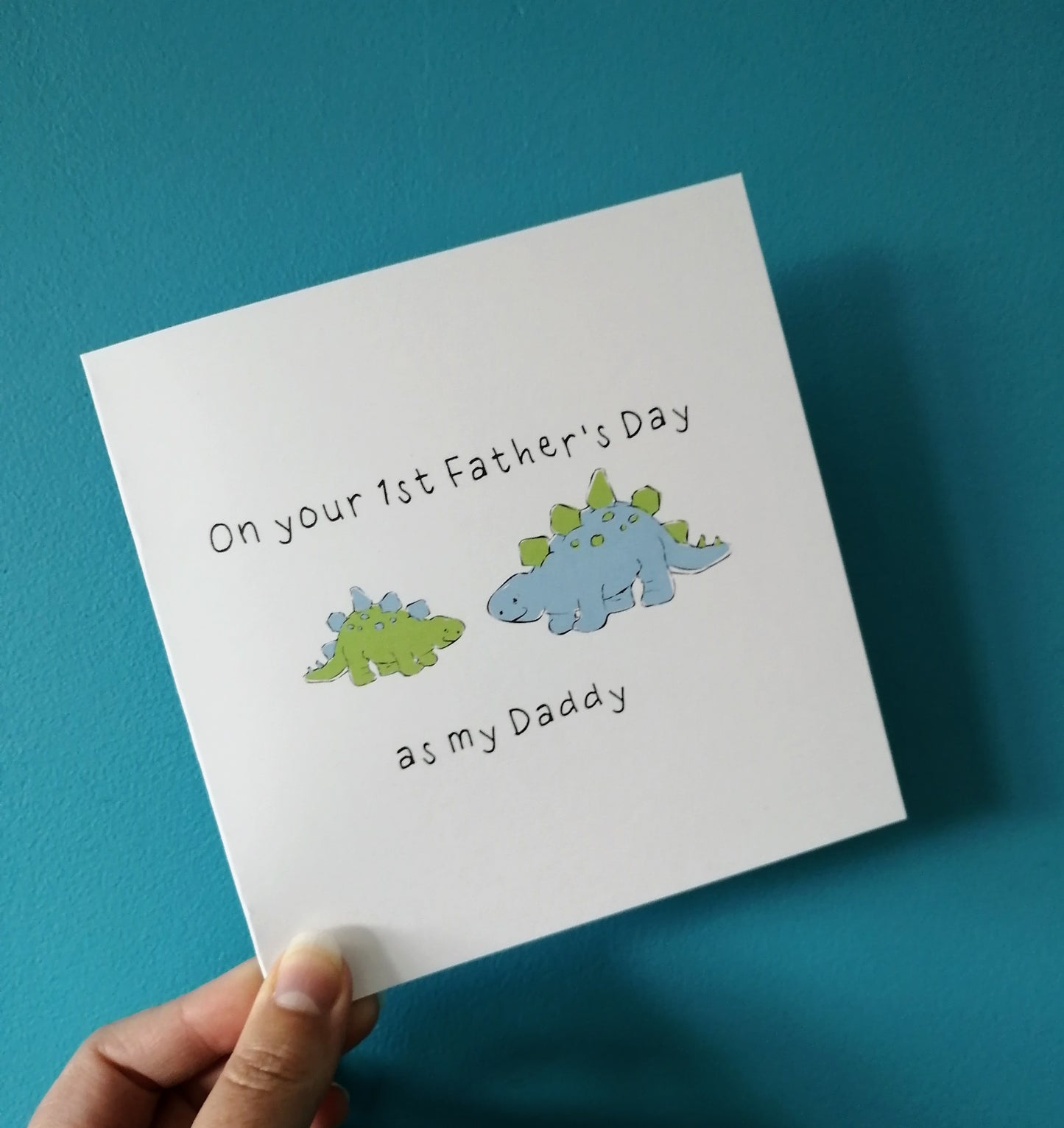 First Father's Day Dinosaur Card image 2